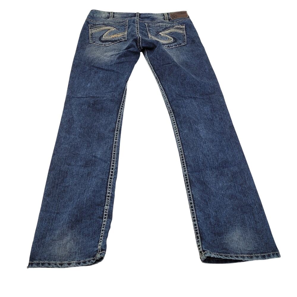 Silver Berkley jeans straight leg low rise Y2k 30x32